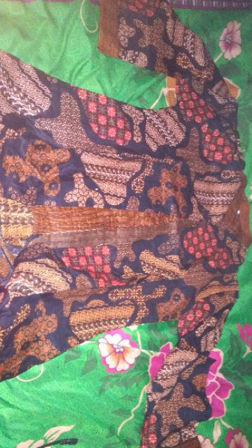 Batik Couple Keluarga Sania Ruffle Ori Ndoro Jowi Motif Pulau