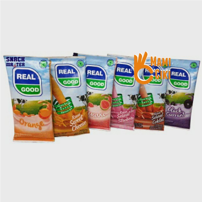 

SUSU BANTAL REAL GOOD RASA COKLAT, STROBERI, KEJU, JERUK, BLACK CURRANT, JAMBU GUAVA [HARGA MURAH]