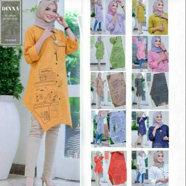 TUNIK DINNA | TUNIK MURAH ORIGINAL