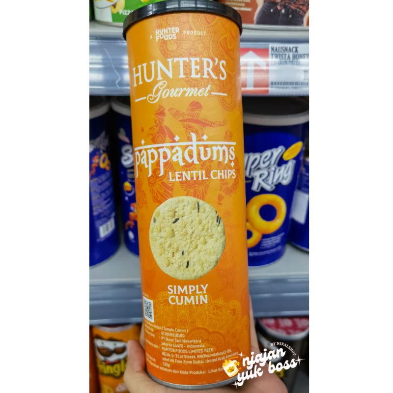 

Pappadums Gourmet Hunter - SIMPLY CUMIN