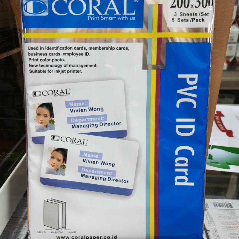 PVC ID Card Coral