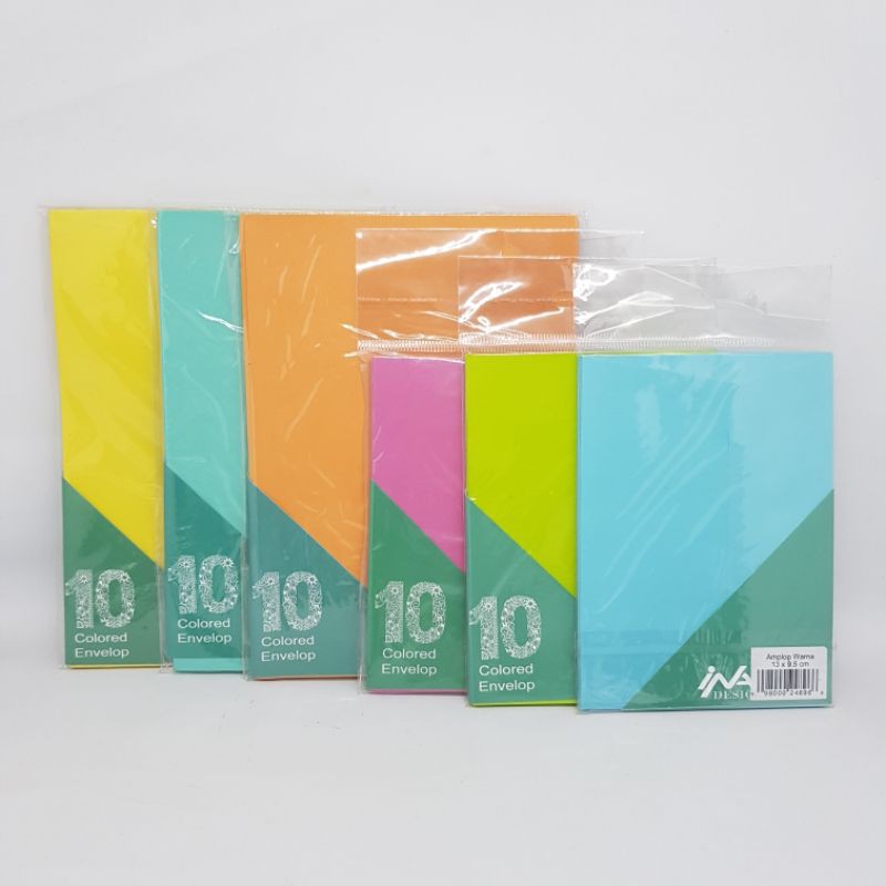Amplop Polos Warna Warni Ina Creative