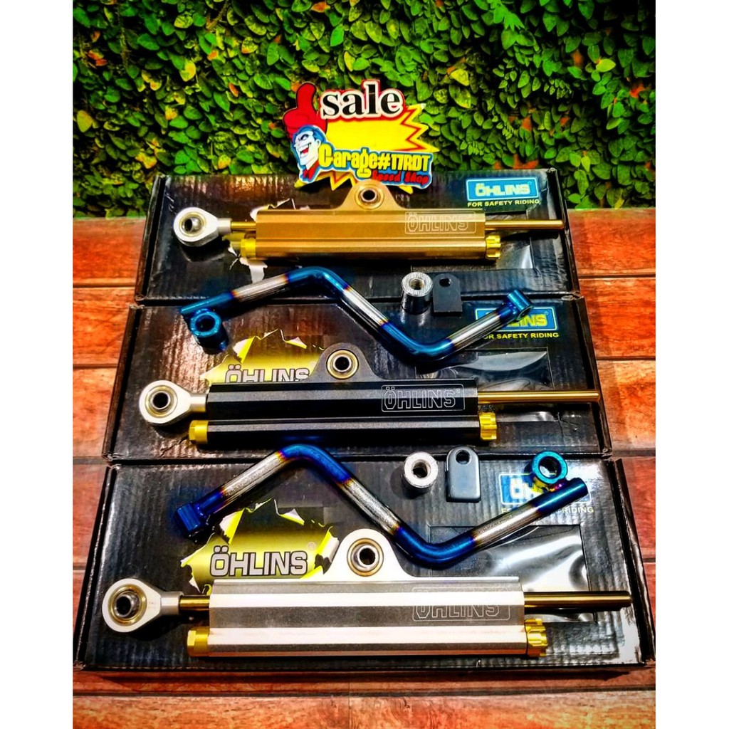 Stabilizer Ohlins Magnesium Plus Breaket Tiang Crome Universal.