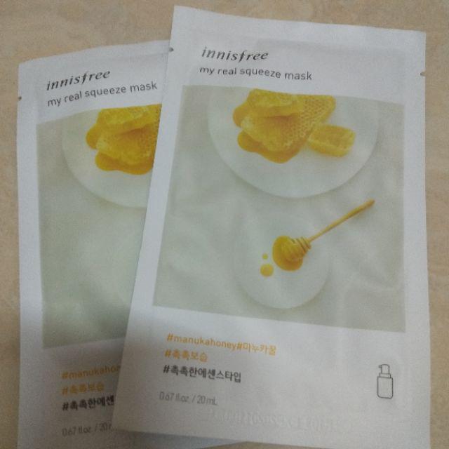 Innisfree Sheet Mask My Real Squeeze Masker innnisfree 