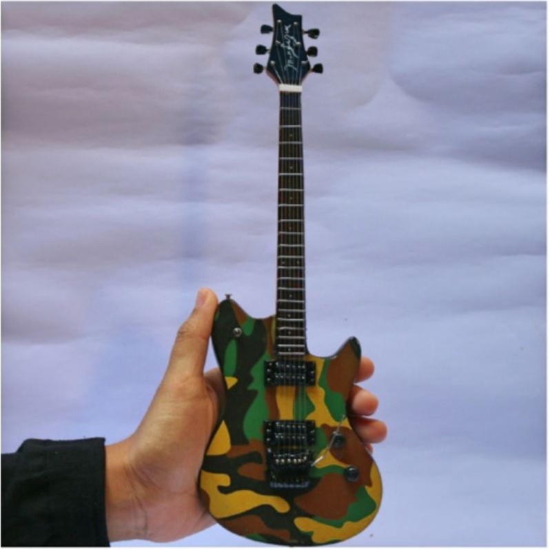 Miniatur Gitar Marlique Army Ridho Slank Signature