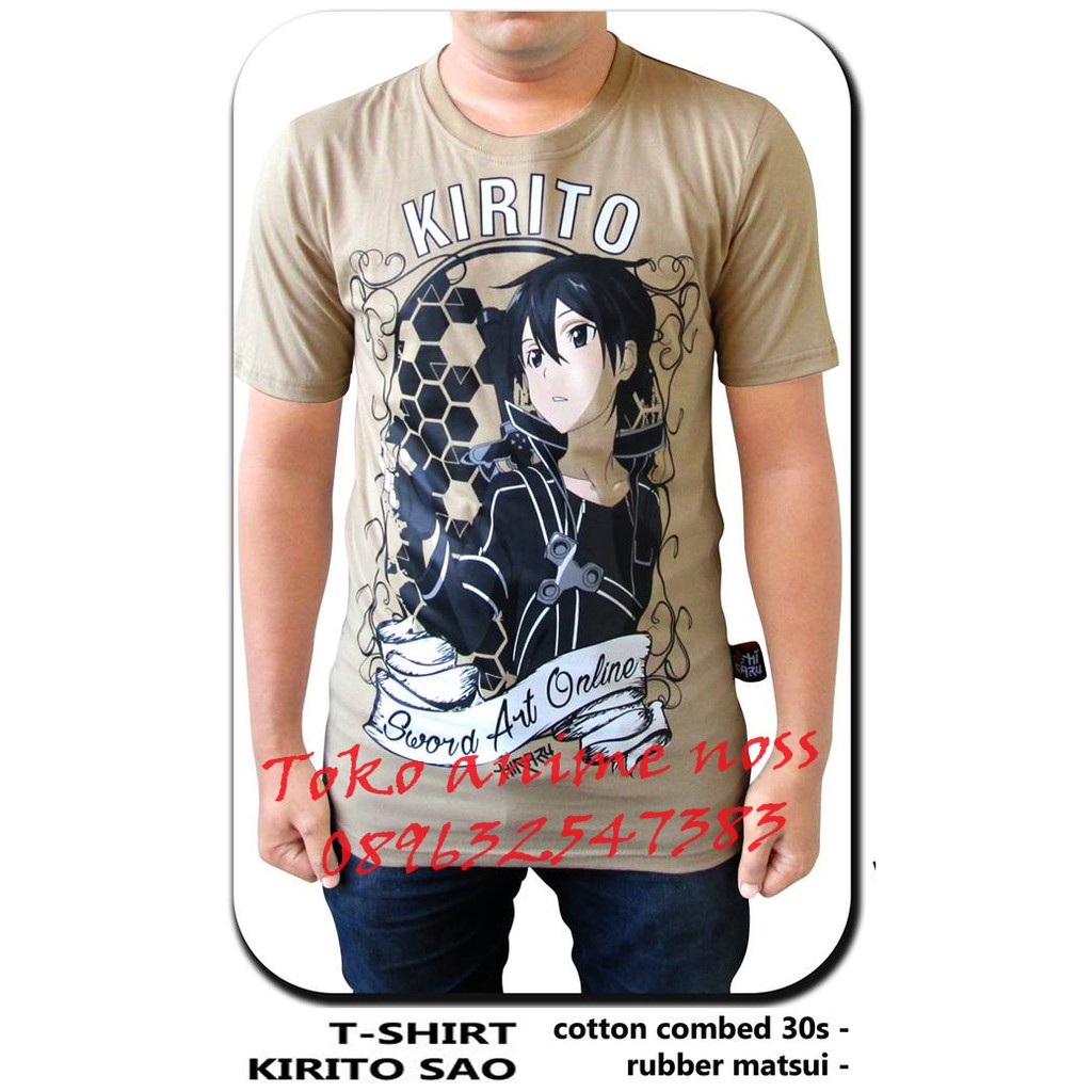 kaos kirito sao
