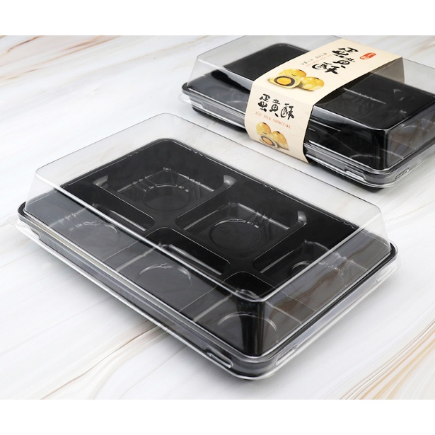 WW 435 Mika Tempat Makan Kue Mooncake Sekat 6 Packing Makanan Model Kotak