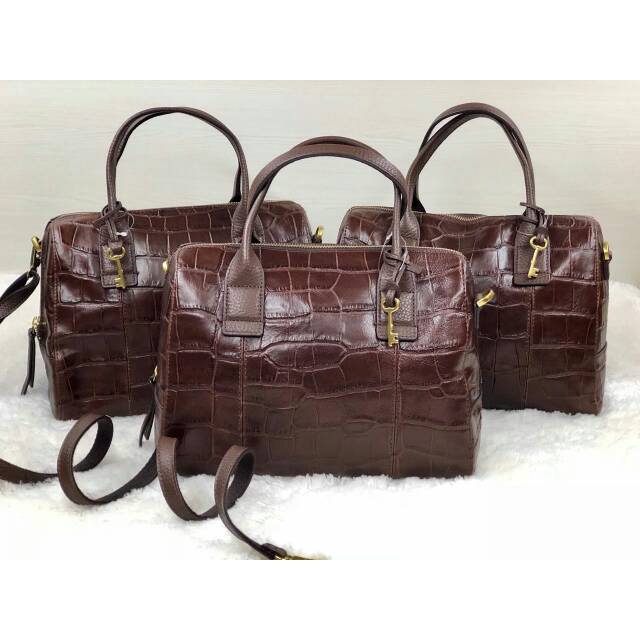 FOSSIL JORI SATCHEL CROCO