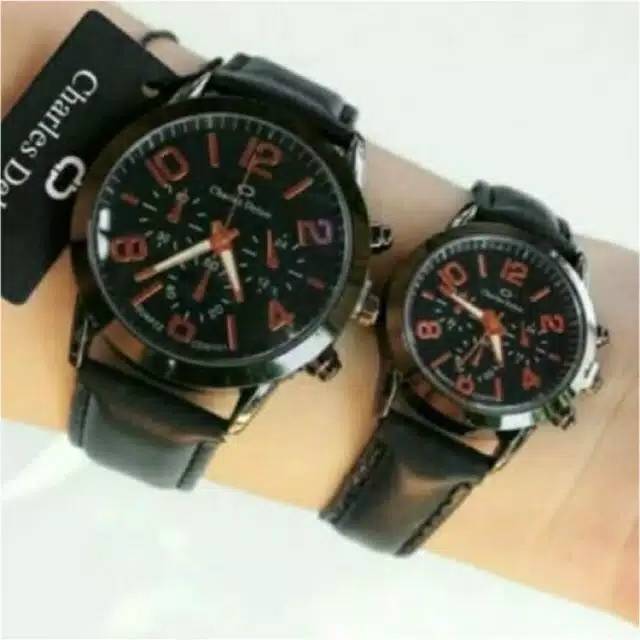 jam tangan couple charles delon anti air ORIGINAL sudah sepasang