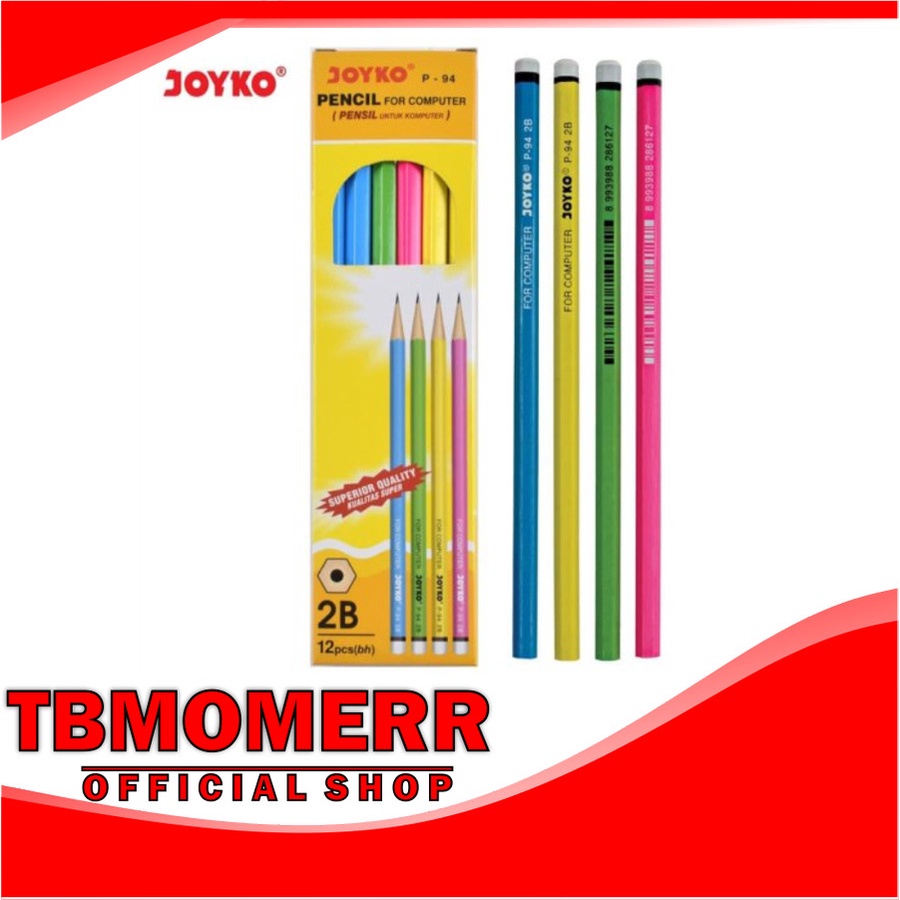 

Pack Pensil Joyko P-94 2B Isi 12PCS