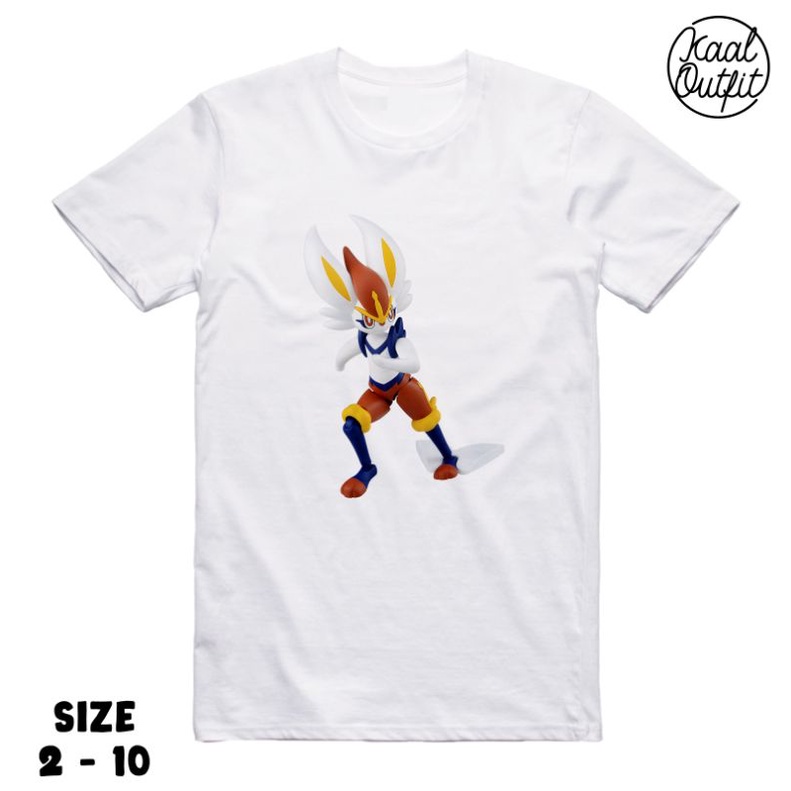 Kaos Anak Pokemon Cinderace