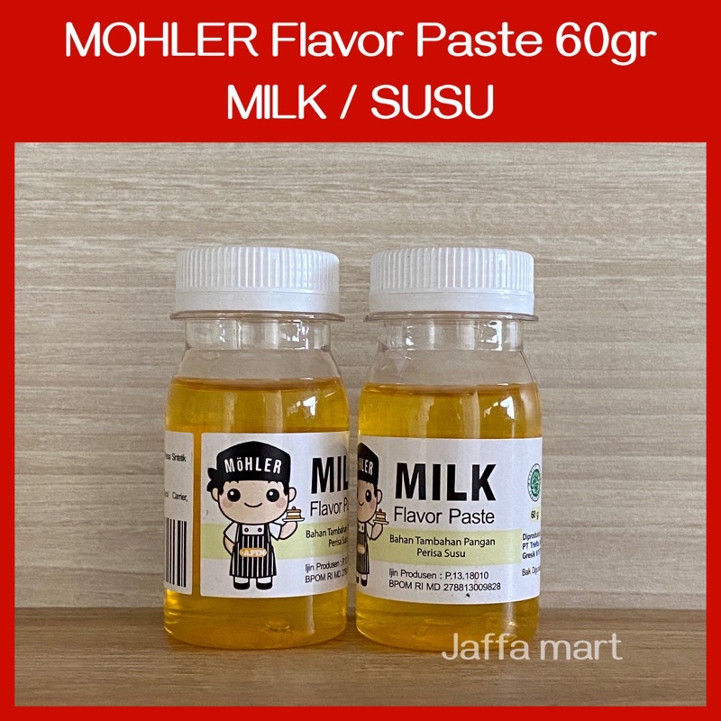 Pasta Perisa Pewarna MOHLER 60gr - MILK / SUSU