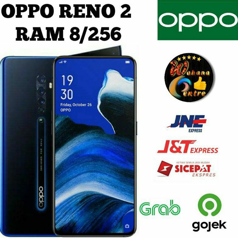 HP OPPO RENO 2 RAM 8GB ROM 256GB - OPPO RENO 2 8/256 GB GARANSI RESMI