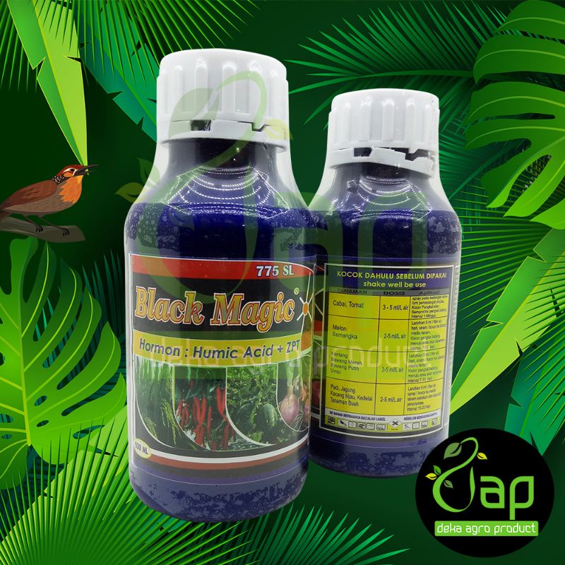 PUPUK BLACK MAGIC DENGAN HUMIC ACID PLUS ZPT 500ML