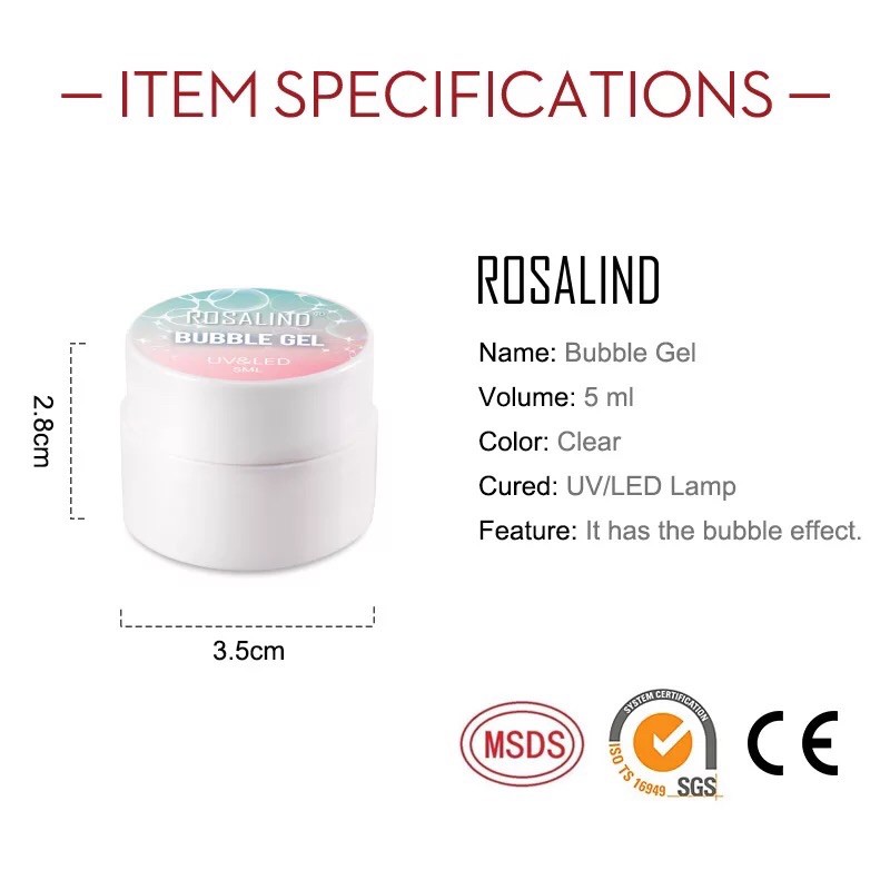 ROSALIND BUBBLE GEL