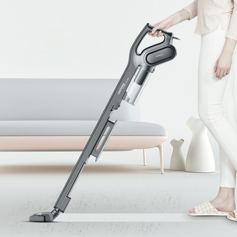 Deerma Penyedot Debu Vacuum Cleaner 2-in-1 Handheld Gray