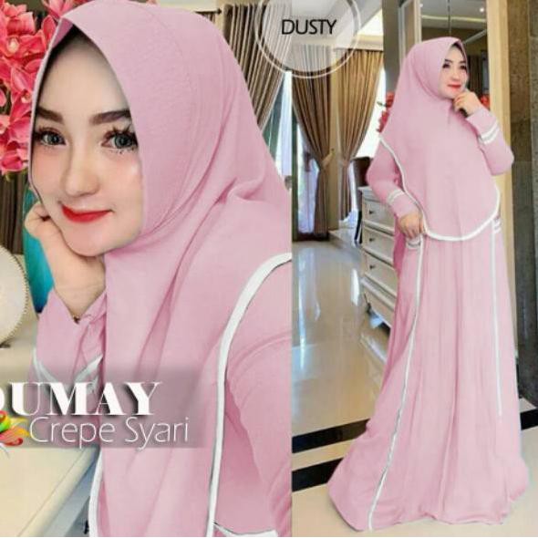 DOZ VC SYARI DUMAY JC gamis dumay GAMIS SIMPLE GAMIS CASUAL GAMIS MOSCREPE GAMIS DUMAY .