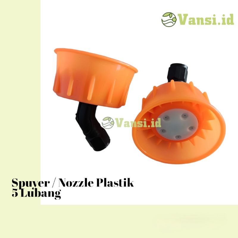 Spuyer / nozzle spuyer Plastik 5 lubang