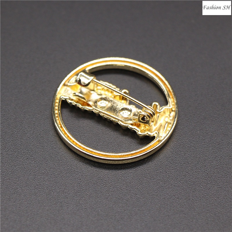 Pin Bros Jarum Multifungsi Warna Emas Untuk Aksesoris Kepala Syal Wanita M70012