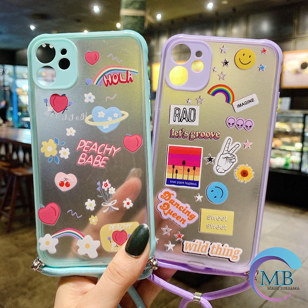 SS186 CASE SLINGCASE TALI LANYARD OPPO A9 A5 2020 A31 A8 A52 A92 A53 A33 RENO 4 4F A15 A1K MB1509