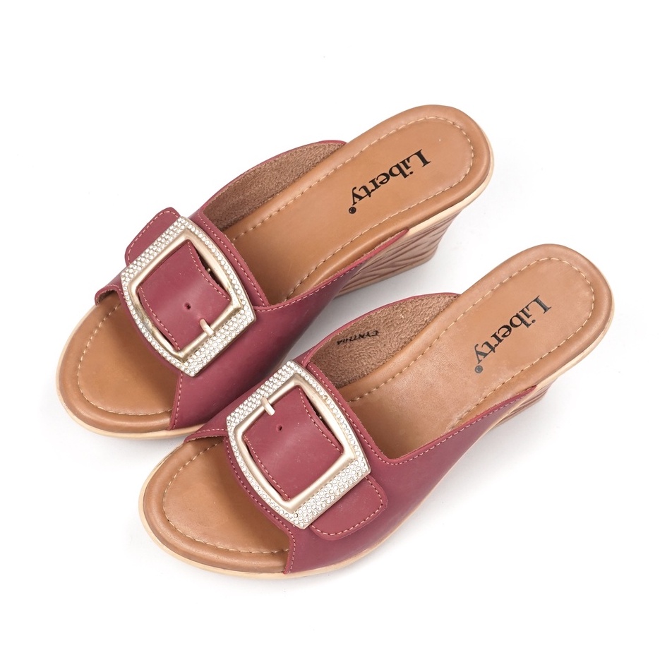 Wedges Sandal Wanita 7cm - Cynthia