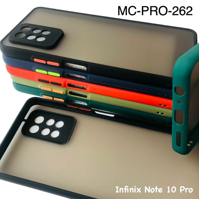 CASE MATTE INFINIX NOTE 10 PRO TRANSPARAN FUZE MACARON MY CHOICE - FA