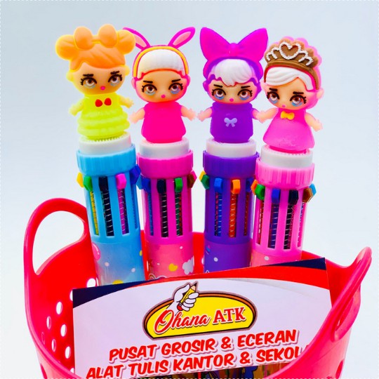 

Pulpen LOL 10 Warna Fancy Lucu Murah