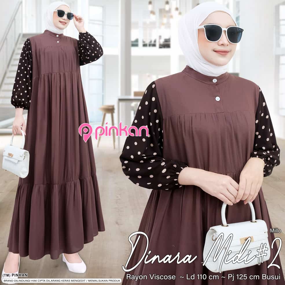 Kirana Midi Dress By Original PINKAN