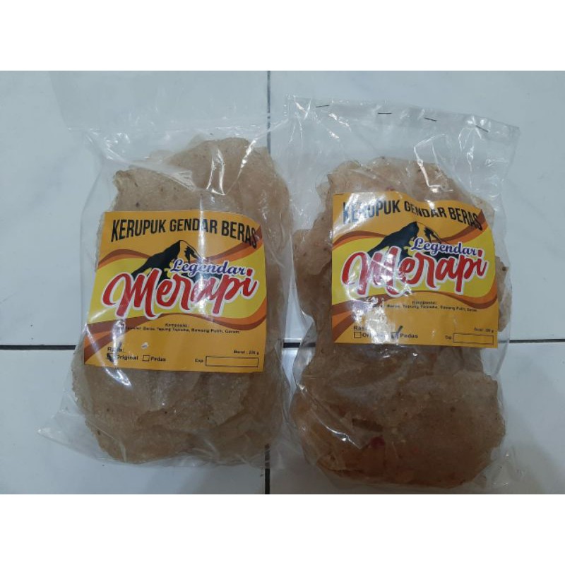 

Kerupuk Gendar MERAPI ORIGINAL & PEDAS