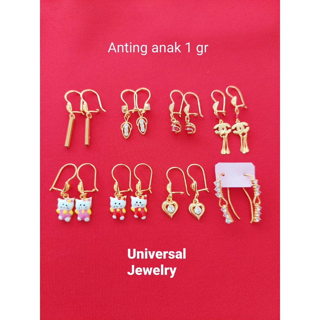 Anting Emas Muda satu gram