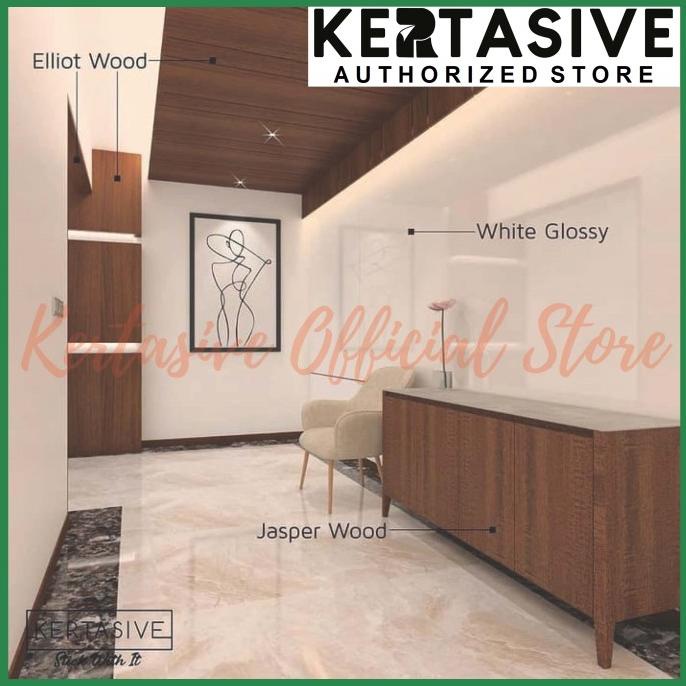 KERTASIVE White Glossy - Pelapis Kayu - Pelapis Dinding