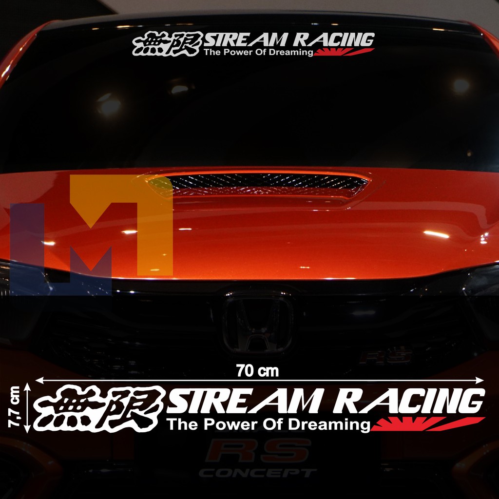 Stiker Mobil Stream Racing Cutting Sticker Shopee Indonesia