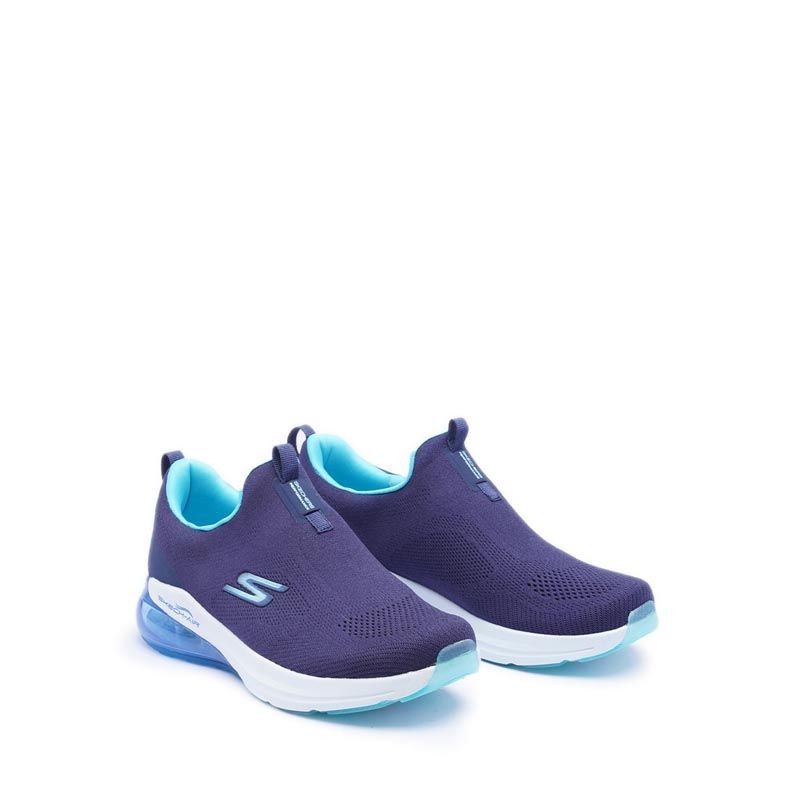 Skechers Go Run Air Navy Blue. Sepatu Wanita Original. 128125NVB