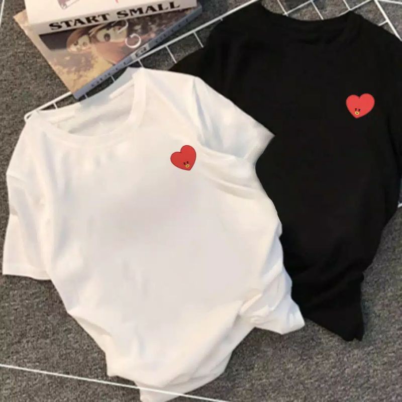 Kaos T-shirt BTS V Tata Head Small Taehyung