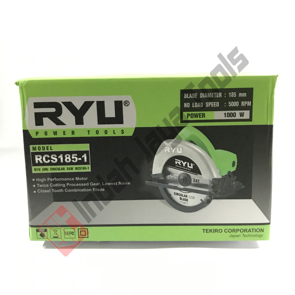 RYU RCS185-1 Mesin Circular Saw 7 Inch - Gergaji Potong Kayu