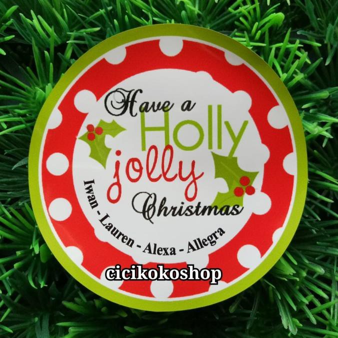 

```````] STIKER NATAL / LABEL NATAL / CHRISTMAS STICKER - CR-50