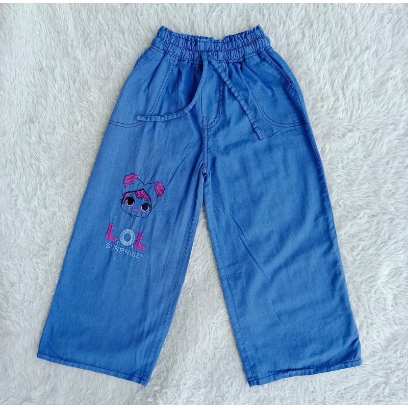 kulot anak 4- 16  TAHUN / KULOT JEANS ANAK PEREMPUAN / CELANA  ANAK