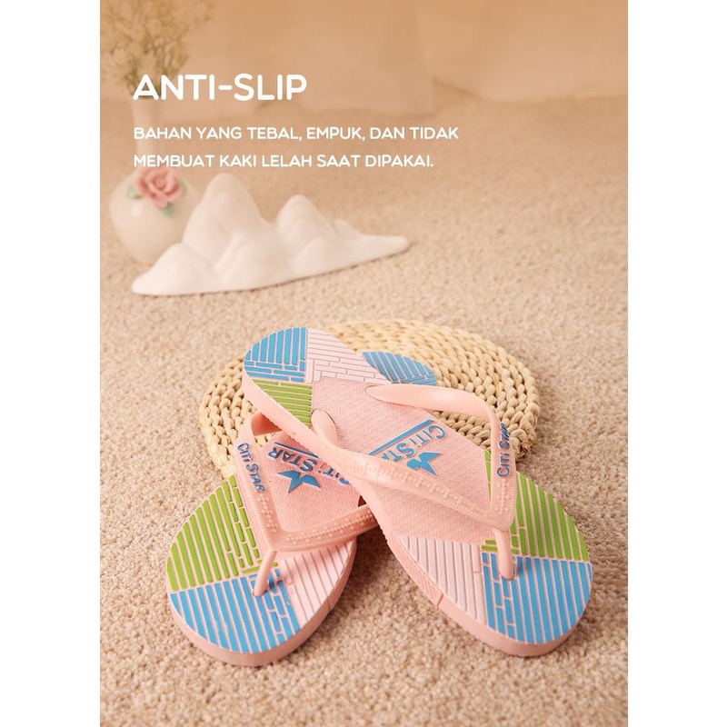 Sandal Jepit Anti Slip Wanita - Samono SFF010