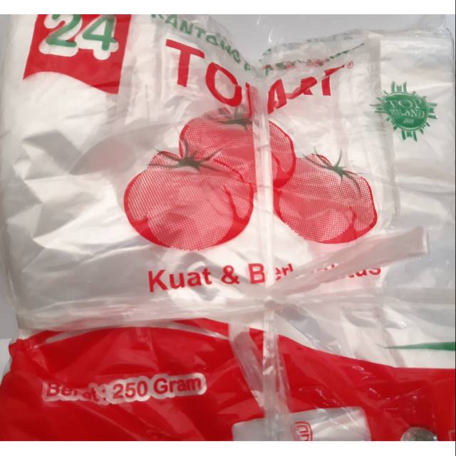Kantong Plastik Kresek Tomat Ukuran 24
