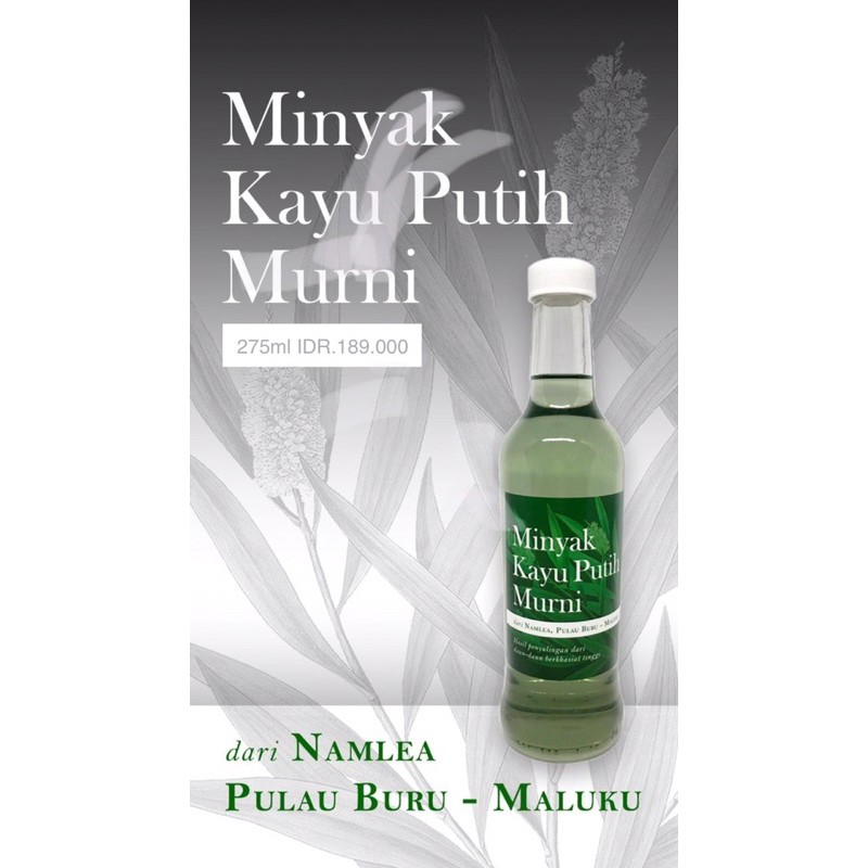 

Minyak Kayu Putih Murni ASLI PULAU BURU AMBON 275ml