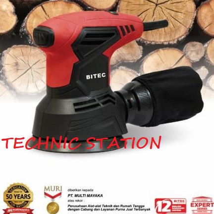 BITEC ES R524-TH Mesin Amplas Bulat Orbital Sander Variabel Speed