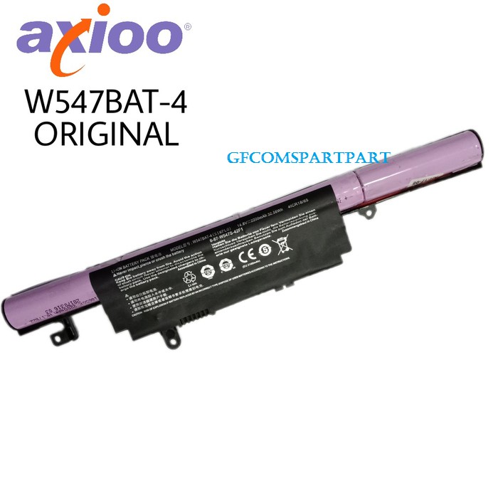 Baterai Laptop Axioo CLEVO 6-87-W547S-424 W547BAT-4, W547BAT-6 W547/W548/W549