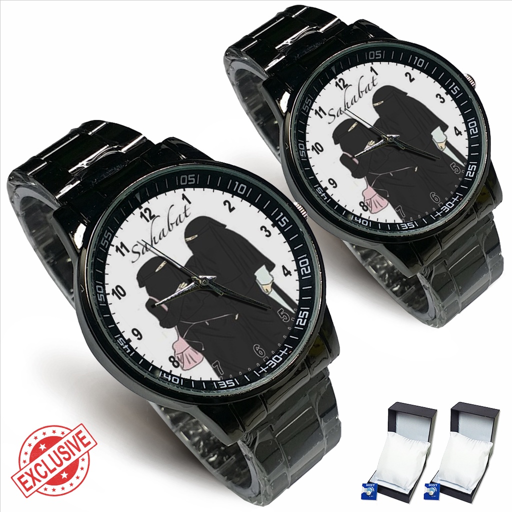 Jam Tangan Rantai Couple HIJAB MOTIF - 2 (Nice)