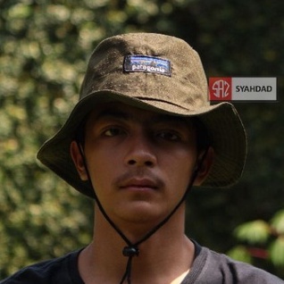 Topi rimba polos pria wanita outdoor topi gunung tali distro