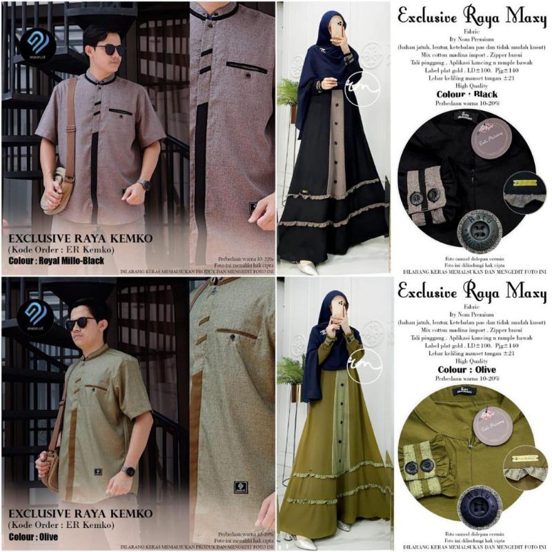 Eksklusif Raya by Ratu Mulabees (Kemko.Maxy.Couple)