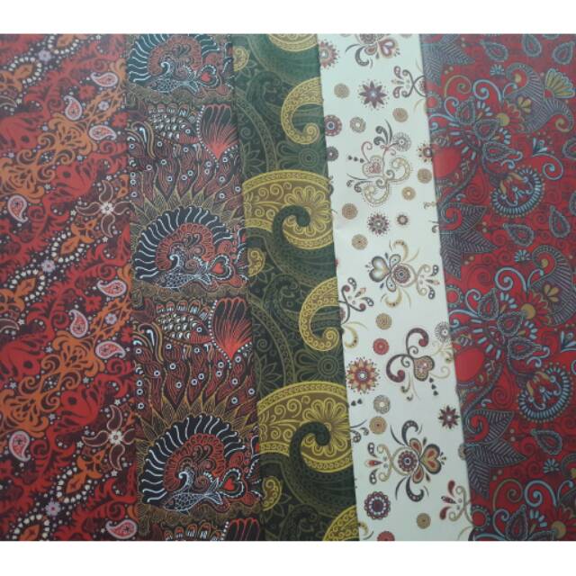 

Motif batik isi 10pcs (2 motif)