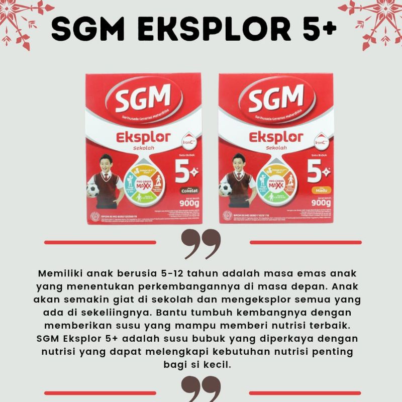 

SGM 5+ Madu / Coklat 900gr