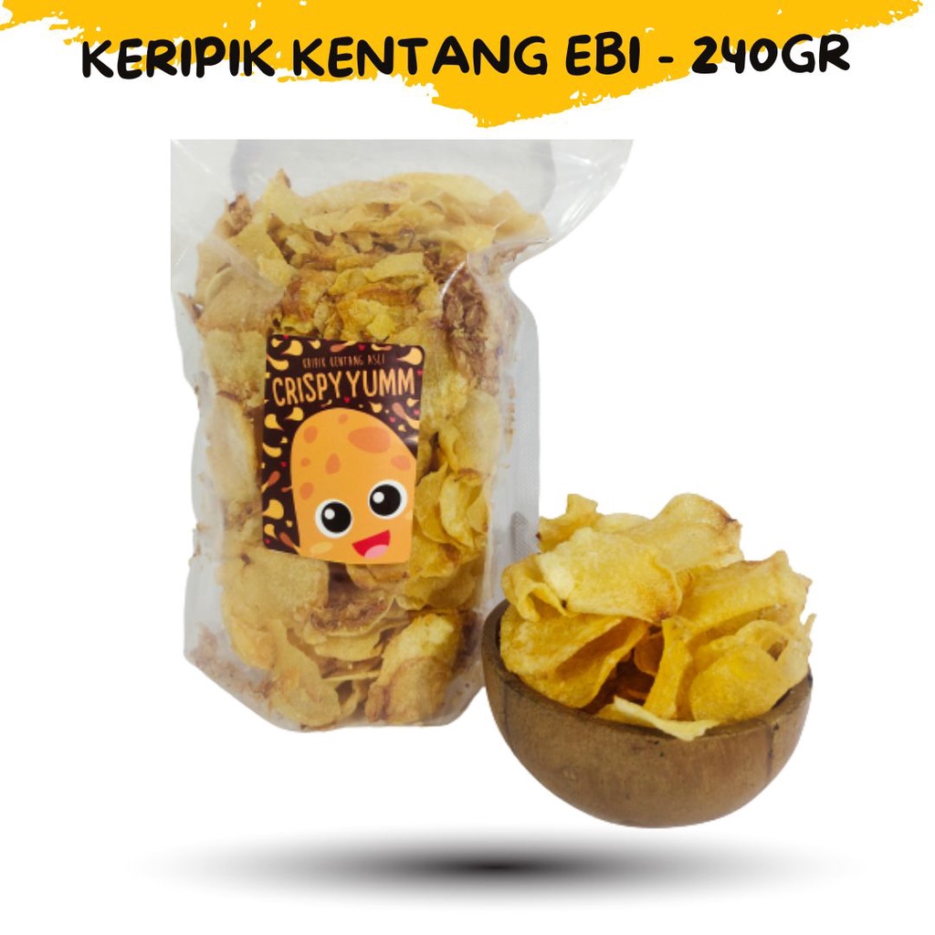 

Keripik Kentang Ebi - Plastik 240gr