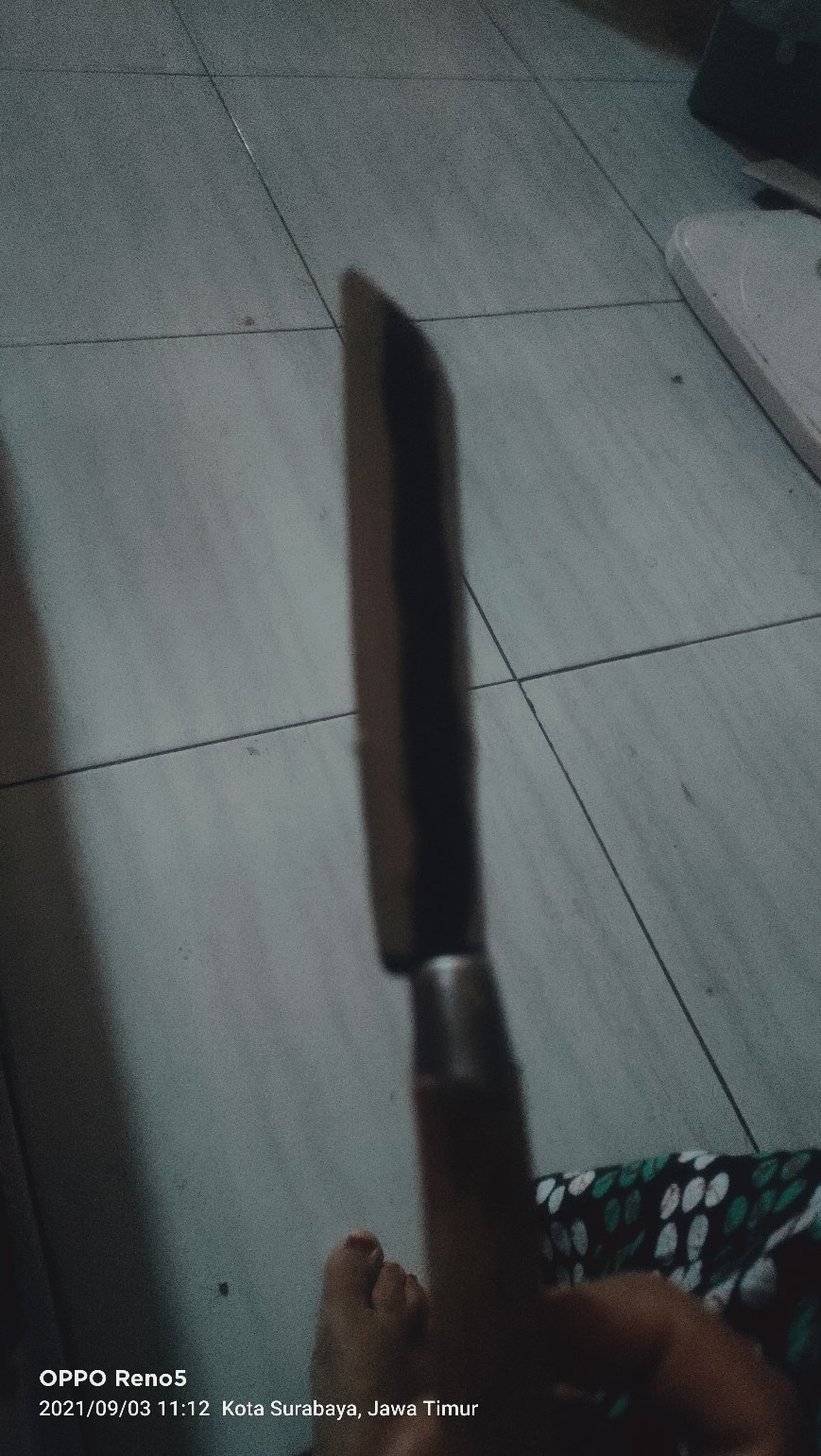 Pisau Dapur Baja Tebal Ukuran Sedang Super Tajam