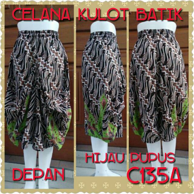 Celana Kulot Batik New model, modern, nyaman, berkualitas